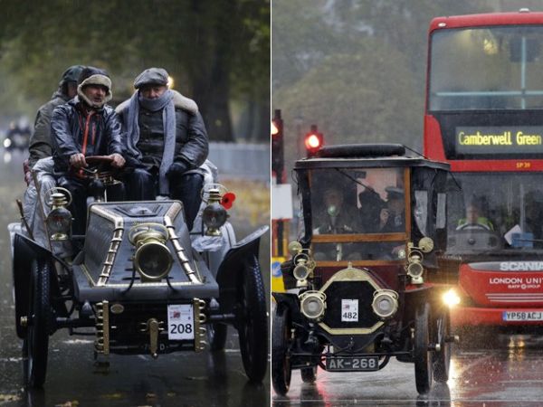 Ingleses promovem corrida com carros centenrios em Londres