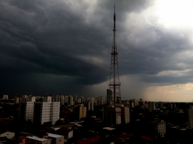 Semana deve ser de chuvas na capital, com temperatura mnima de 21C