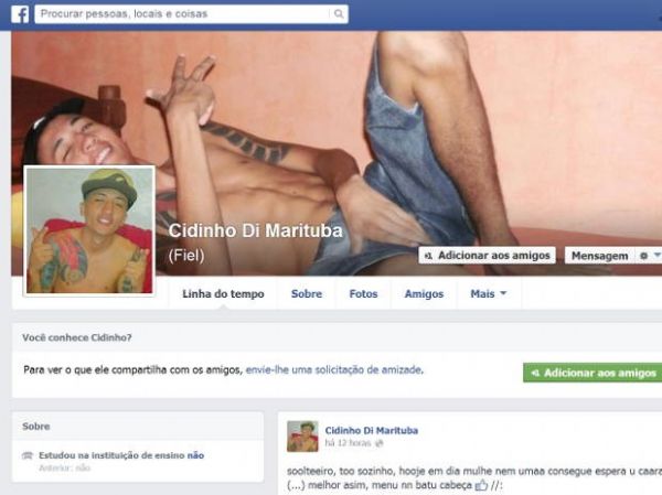 Preso atualiza Facebook em cela no PA: 'Vida de ladro  sofrida, mas divertida'