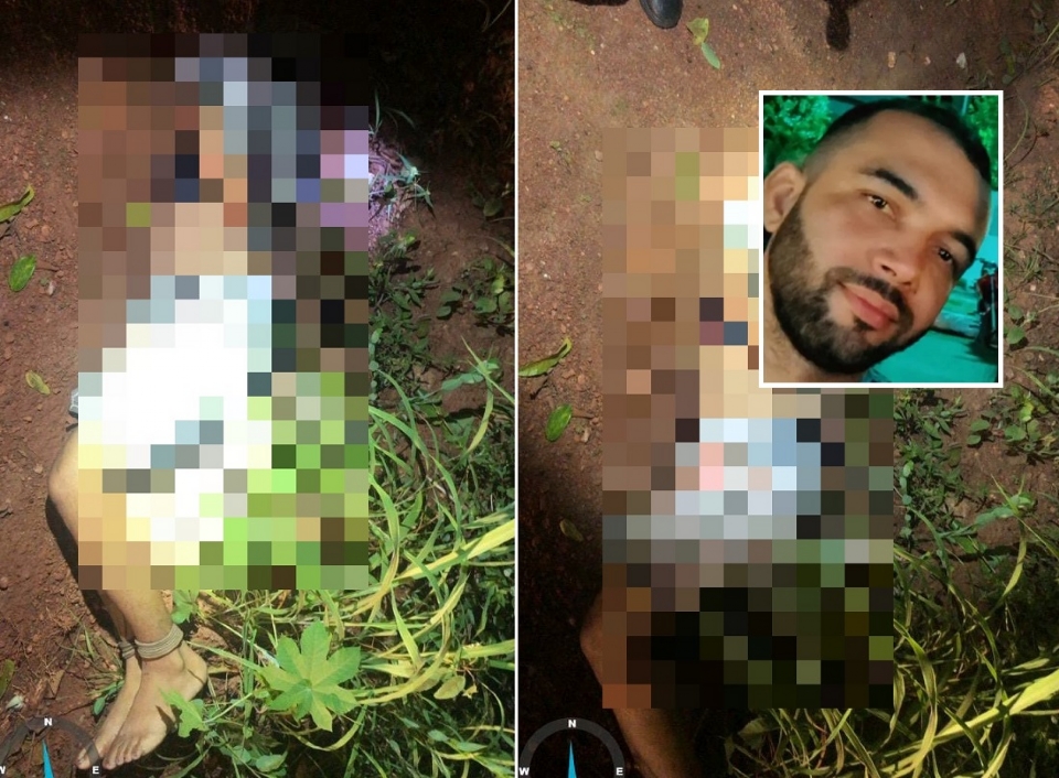 Corpo de homem sequestrado na frente da filha  localizado na 'Estrada de Jangada'