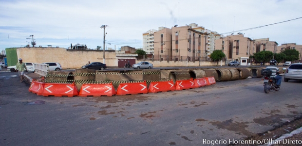 Regio do crrego Engole Cobra est praticamente comprometida, diz secretrio de Obras Pblicas