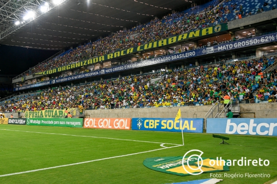 Cuiab abre venda de ingressos para confronto contra o Vasco na Arena Pantanal