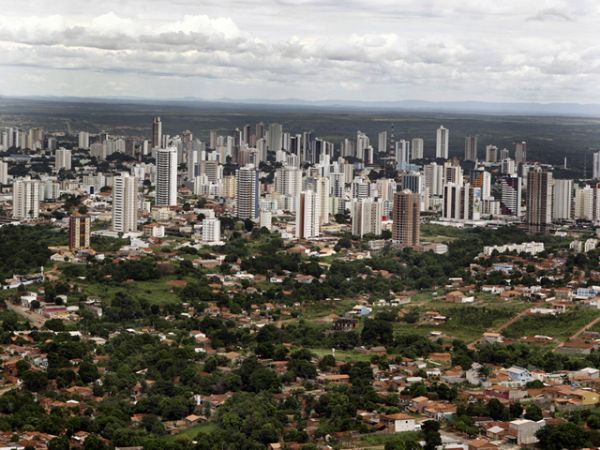 Vista area de Cuiab, capital de MT