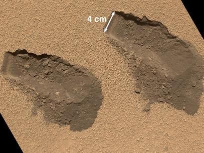 Na 1 amostra recolhida, sonda Curiosity acha gua em Marte