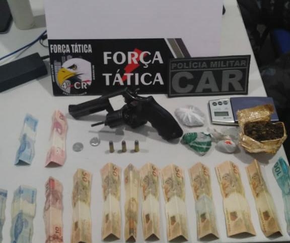 Criminoso que matou homem para roubar motocicleta  preso com drogas e arma