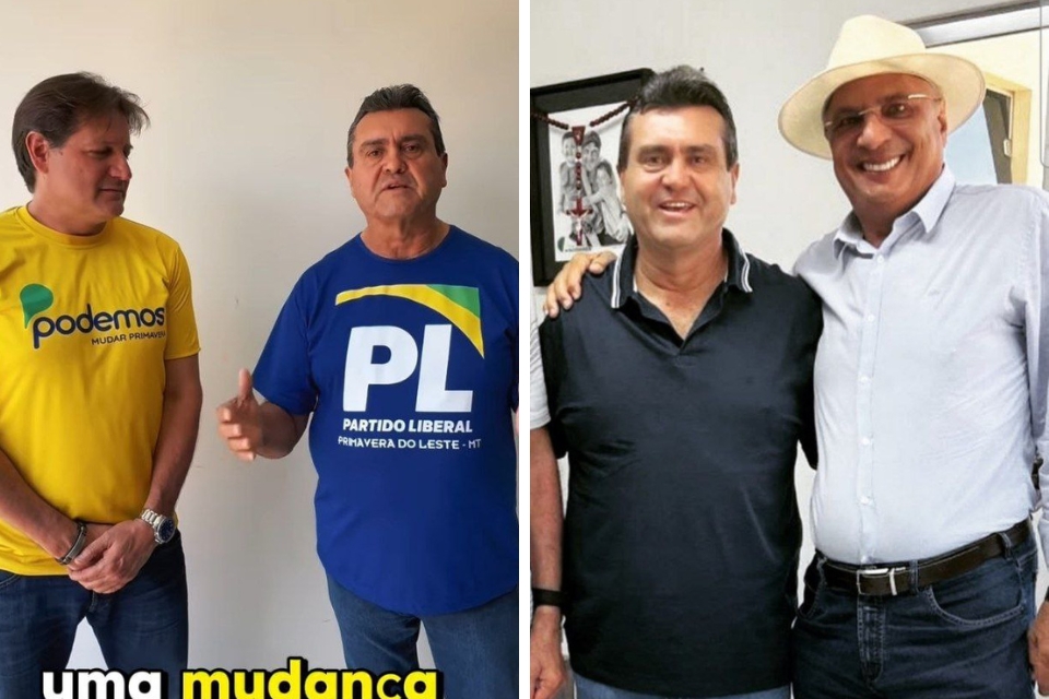 Inspetor Adriano e Srgio Machnic; e Zeca Viana e Srgio Machnic