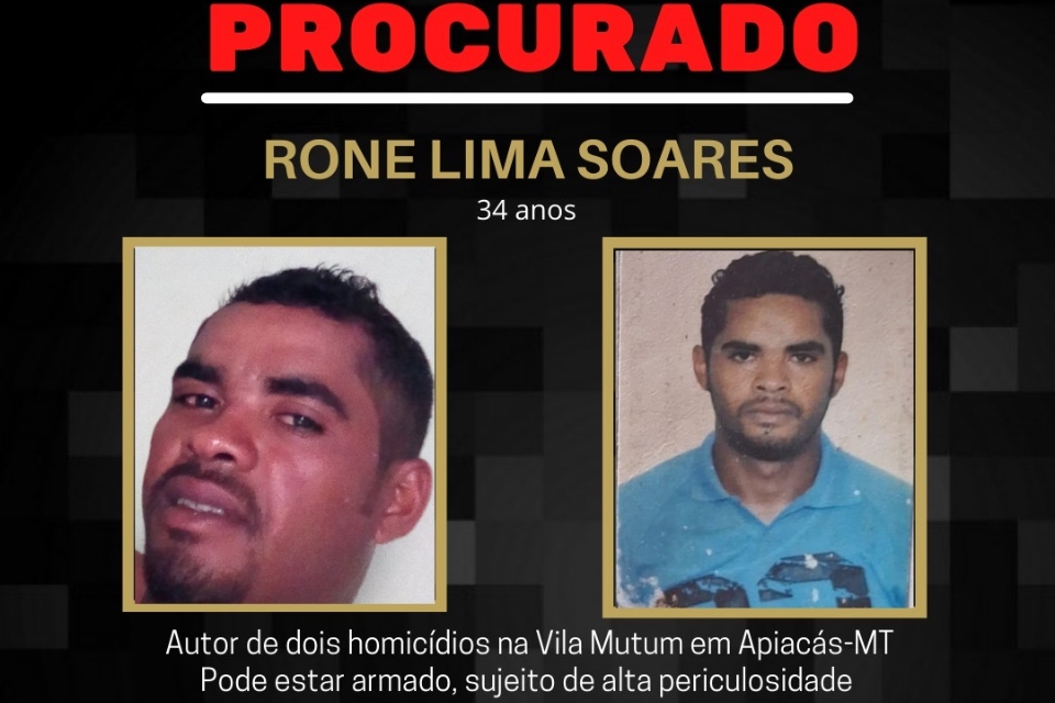 Polcia procura por criminoso que matou dois homens em garimpo no interior de MT