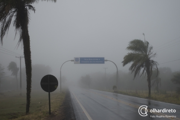 Pancadas de chuva podem fazer a temperatura cair novamente em Cuiab e Chapada