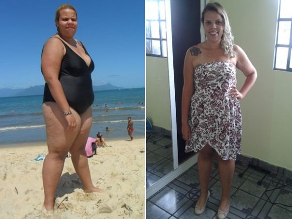 A tcnica de farmcia Gabriela Rego emagreceu quase 45 kg em cerca de um ano (