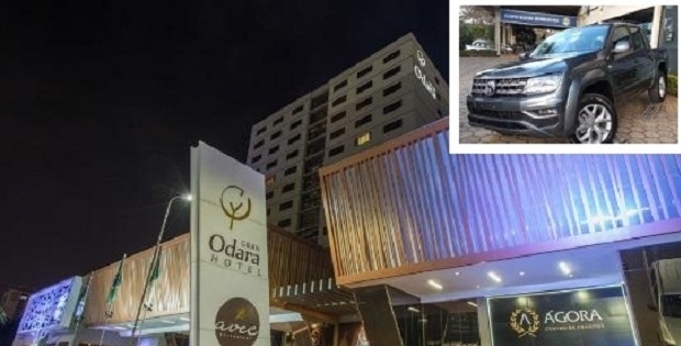 Cliente se engana e pega picape errada de estacionamento do Hotel Gran Odara