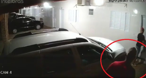 Vdeo mostra momento que motorista de aplicativo chega em hotel antes de ser morto