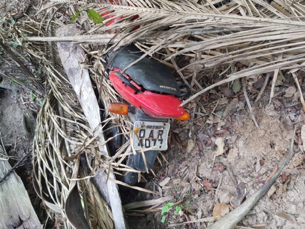 Motocicleta de Reginaldo Alexandre.