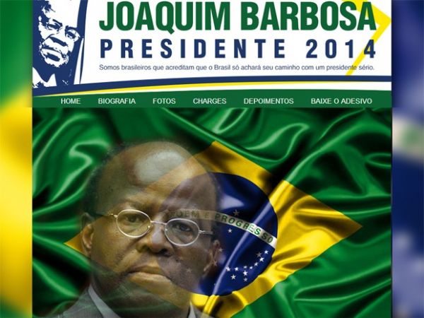 Site em homenagem 'lana' Joaquim Barbosa a presidente da Repblica