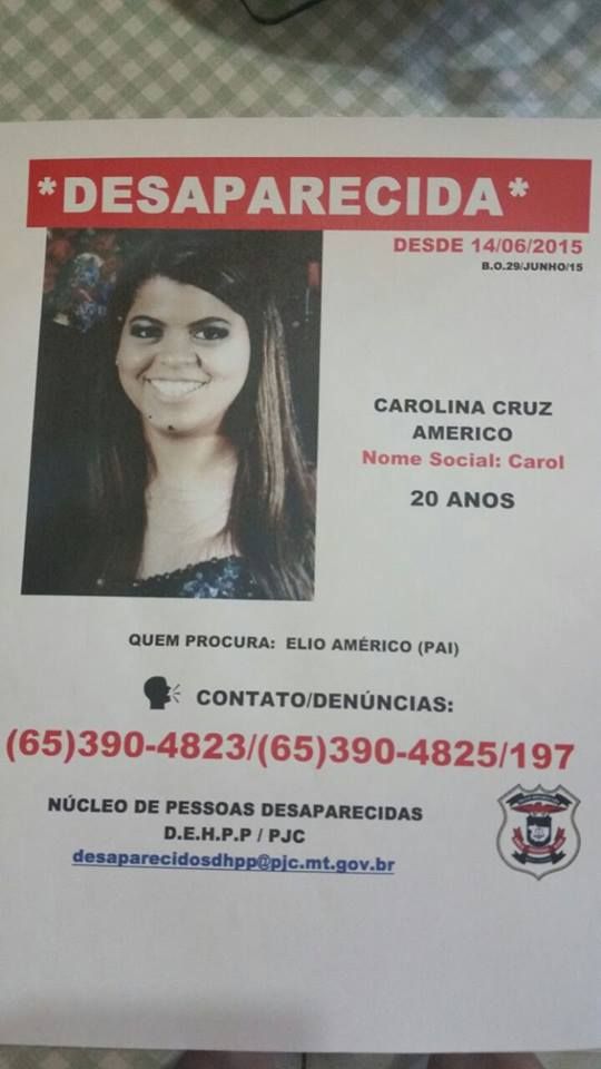 Estudante de 20 anos filha de  procurador de Justia desaparece pela segunda vez na capital
