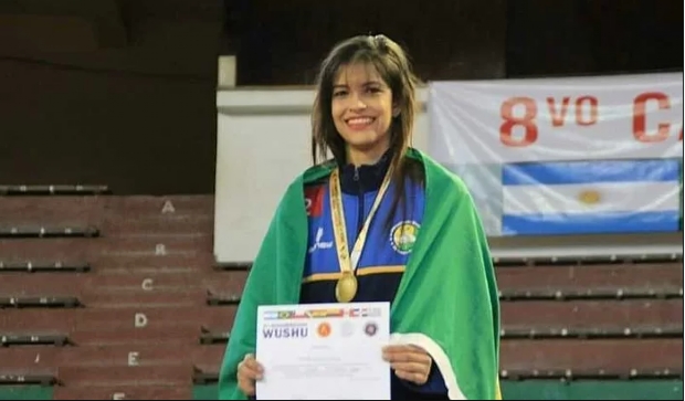 Brenda  um dos 8 atletas selecionados em todo o pas para representar o Brasil na China.