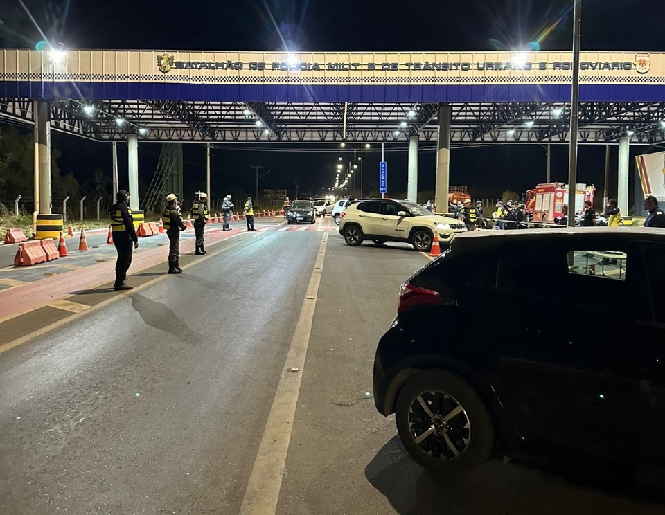 Oito pessoas so presas por embriaguez ao volante na estrada de Chapada dos Guimares