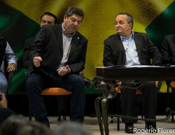 Pedro Taques e presidente da AL Guilherme Maluf buscam alinhamento entre os dois poderes