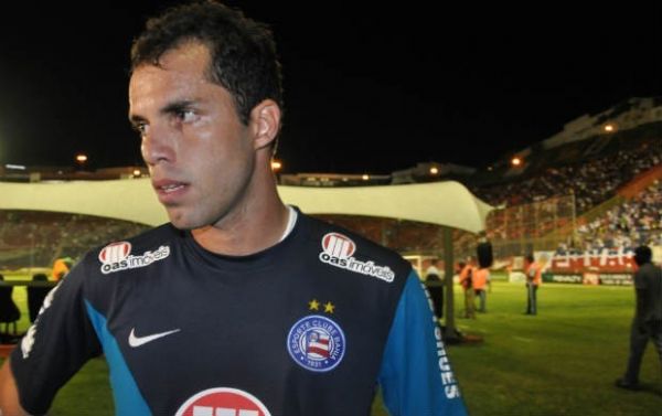 Marcelo Lomba comemorou o empate do Bahia no Barrado