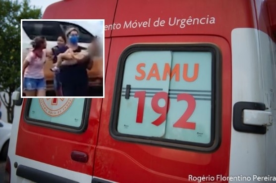 Menino de 1 ano leva coice de cavalo e  internado com suspeita de traumatismo craniano