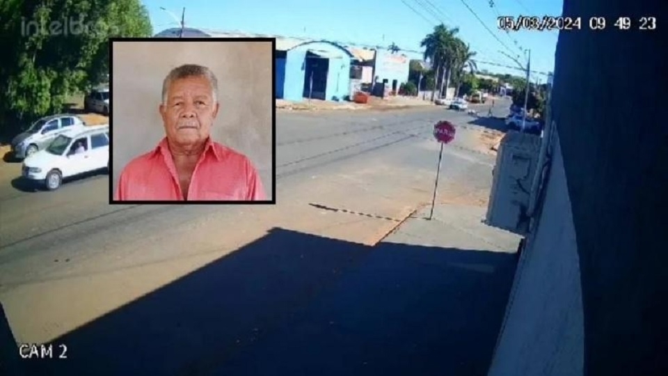 Idoso de 78 anos morre ao ser atropelado por carro enquanto andava de bicicleta em rua