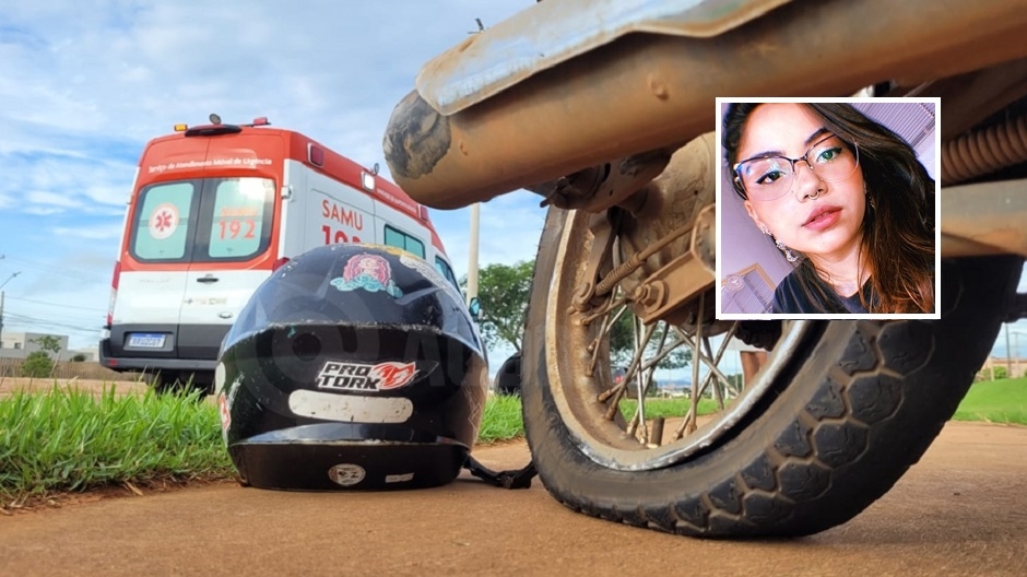 Maquiadora de 23 anos morre aps pneu de motocicleta Honda Biz estourar