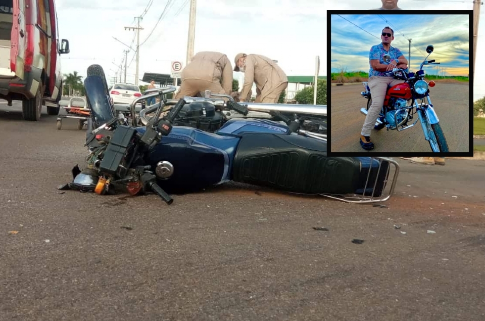 Empresrio de 32 anos morre aps ter motocicleta atingida por Fiat Strada em acidente