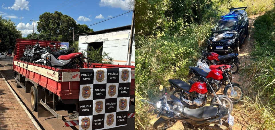 ​Polcia pega quatro adolescentes que invadiram concessionria e recupera 8 motos roubadas