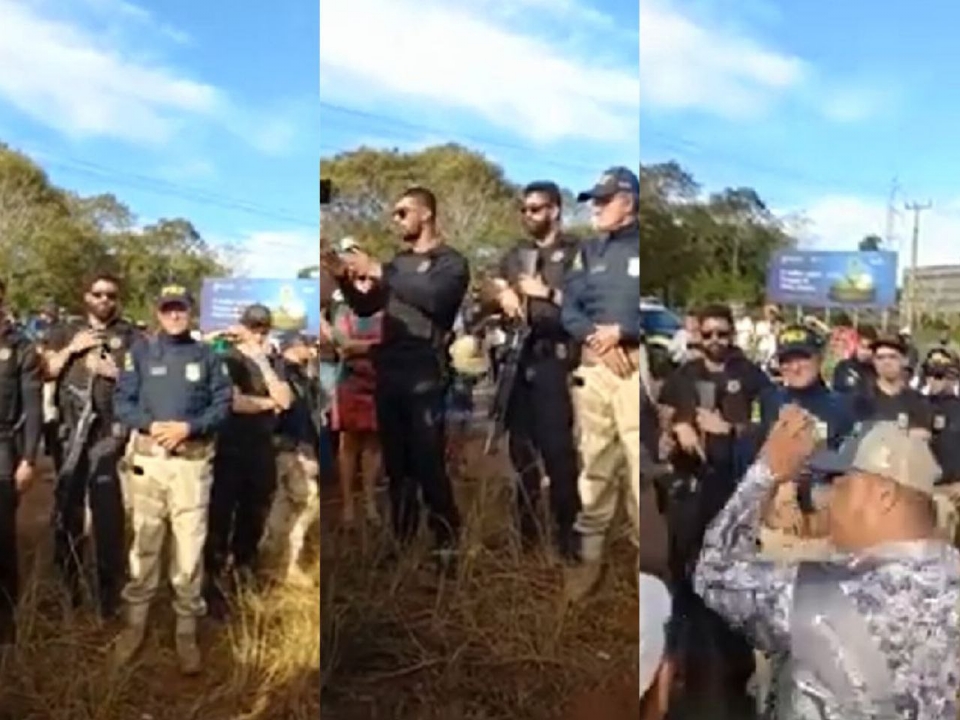 Vdeo mostra PRF sugerindo bloqueio de estrada por 2h e liberao por 1h; instituio aponta que imagem est fora de contexto; veja 