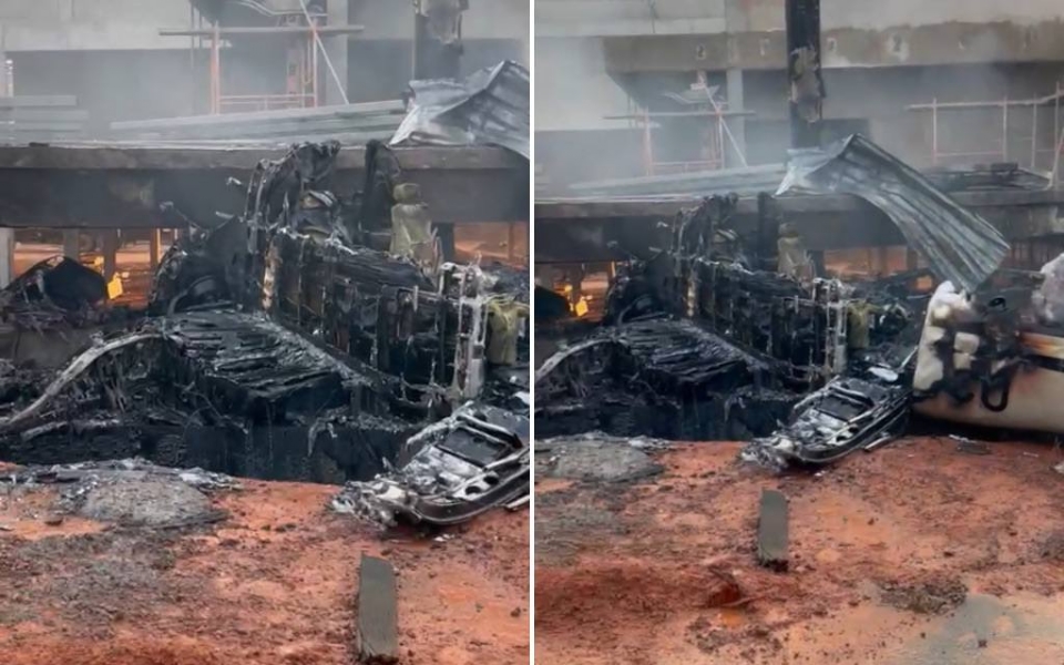 Piloto e trabalhador morrem aps acidente na decolagem de avio em hangar do aeroporto da Bom Futuro; veja vdeo