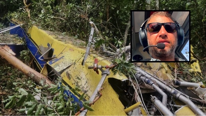 Avio cai em propriedade rural e piloto morre na hora em MT