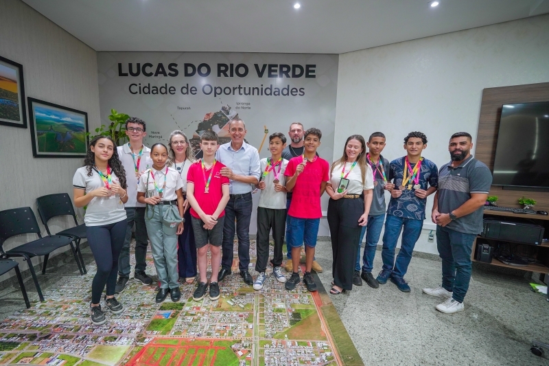Alunos de Lucas do Rio Verde so premiados na Olimpadas Brasileira de Matemtica