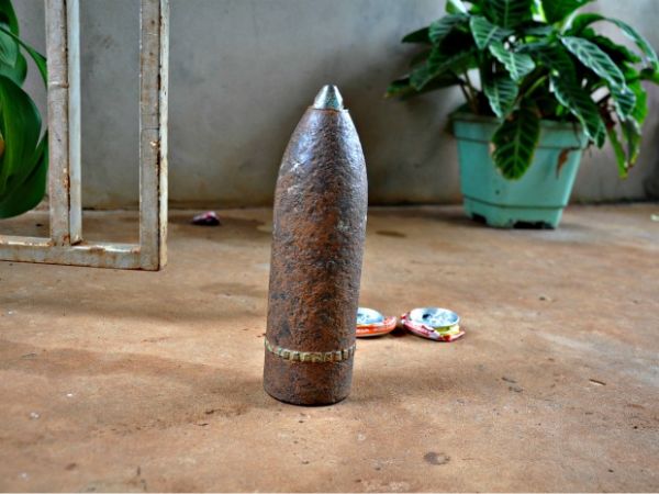 Famlia usava bomba como 'ferrinho para segurar porta' h 15 anos em MS
