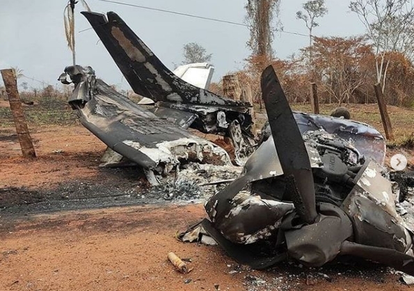 Queda de aeronave em regio da fronteira com a Bolvia mata uma pessoa carbonizada