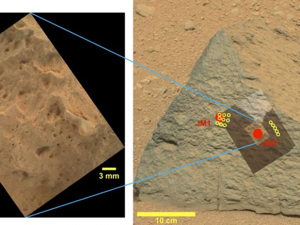 Marte: Nasa divulga anlise de rocha com forma de pirmide