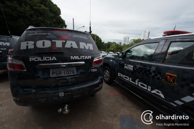 Rotam prende dois aps disparos de arma de fogo em convenincia de Cuiab