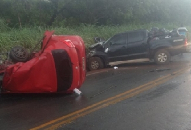 Motorista de Hilux no resiste a ferimentos e morre no Pronto Socorro aps acidente na estrada de Chapada