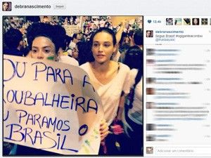 Famosos vo s ruas e comentam protestos pelo Brasil nas redes sociais; (fotos)