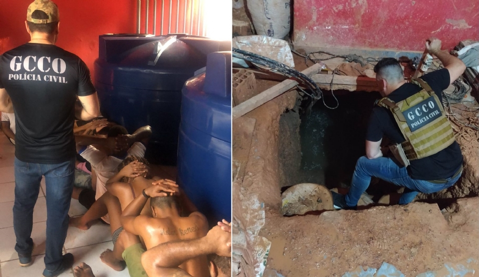 Criminosos que escavavam tnel vieram do Piau e tinham experincia com garimpo; 12 presos
