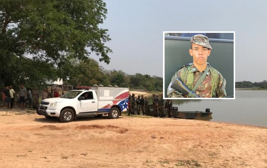 Soldado do Exrcito morre aps ter cimbra enquanto nadava com amigos no Rio Paraguai