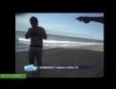 Bandidos filmam assalto na praia de porto seguro na Bahia