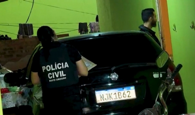Polcia Civil cumpre ordens judiciais contra assassinos do irmo de PM em Cuiab
