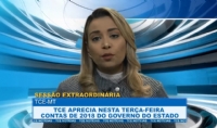 TCE aprecia nesta tera-feira contas de 2018 do Governo do Estado