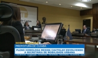 Pleno homologa medida cautelar envolvendo a secretaria de Mobilidade Urbana