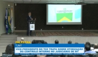 Vice-presidente do TCE ministra palestra no Tribunal de Justia