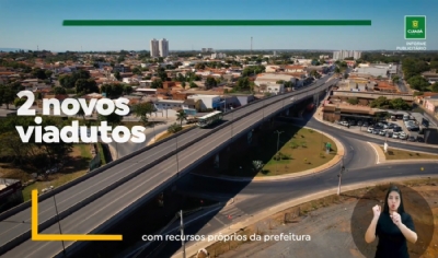 Trabalho sem parar de quem ama Cuiab - Obras