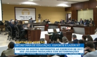 Contas da secretaria de Educao, Esporte e Lazer so julgadas