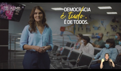 ALMT refora a importncia da democracia; confira