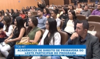 Acadmicos de Direito de Primavera do Leste participam do TCEstudantil