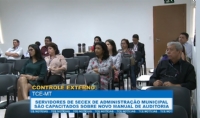 Servidores da Secex Administrao Municipal so capacitados sobre novo manual de auditoria