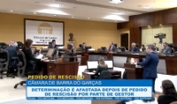 Determinao  afastada depois de pedido de resciso por gestor de Barra do Garas